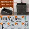 Gabinete de Fregadero Antibacteriano Lavabo de Acero Inoxidable Cocina Hogar Lavabo Individual Juego Completo Gabinete Integrado Gabinete de Pie
