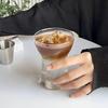 Taza de café americano estilo nicho, taza de leche para desayuno, taza de jugo, taza de bebida fría, taza de agua con extracto frío