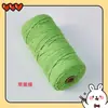 Cuerda de algodón trenzado 3mm 4mm de colores tapiz hecho a mano degradado color sólido cuerda de algodón material para colgante de coche cuerda para tejer diy hilo de algodón