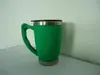 Regalo publicitario más vendido Taza de acero inoxidable para café con vacío Taza pequeña de boca estrecha de acero interior de plástico Taza de agua de plástico logotipo personalizado