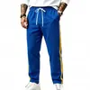 Pantalones deportivos jogger casuales para hombre, de pierna recta, holgados, de color liso y bloques de color, para otoño e invierno, transfronterizos, europeos y americanos, 2026, venta al por mayor
