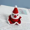 Chapéu Colorido Doce de Princesa Pequeno Adorno de Cabeça, Chapéu de Crochê de Lã Grampo de Cabelo, Adorno de Cabeça Feito à Mão Produto Acabado