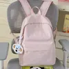 Nova Mochila Escolar para Alunos do Ensino Fundamental e Médio Bolsa Escolar Feminina Simples de Grande Capacidade Mochila Casual Mochila Leve de Viagem