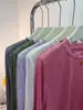 Camiseta Protectora del Sol Morada de Seda de Hielo con Borde Fruncido y Cuello Redondo para Mujer, Nuevo Estilo Verano 2025, Top Versátil Reductor de Edad para Cubrirse del Aire Acondicionado