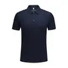 Polo de Manga Curta de Secagem Rápida para Esportes ao Ar Livre com Logotipo Estampado Personalizado Camiseta com Lapela Roupas de Trabalho Corporativas para Grupo Masculino Feitas Sob Medida