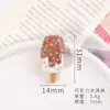 Acessórios para Joias DIY Desenho Animado Simulação Comida Brinquedo Sorvete Creme de Mão Artesanal Cola de Creme Acessórios para Capa de Celular Chaveiro