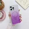 Adecuado para Iphone16Promax Pegamento Magnético Brillo Degradado Apple 15Plus Funda para Teléfono Móvil 14 Funda para Carga Inalámbrica