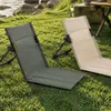 Tapete de praia portátil para exterior mais vendido do fabricante, almofada de assento dobrável com tubo de alumínio de aviação, ajuste de três níveis, tapete de praia para piquenique ao ar livre
