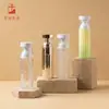 Frasco Spray de Pressão 100ml Plástico PET Transparente Frasco para Loção Material de Embalagem Atacado Produtos para Cuidados com a Pele Loção Hidratante Sub-Frasco