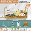 Aquário de Vidro para Tartarugas para Uso Doméstico na Sala de Estar, Tanque de Criação Universal com Plataforma para Tomar Sol, Aquário Ecológico Paisagístico para Peixes Pequenos, Tanque de Criação Mista para Peixes e Tartarugas