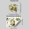 Brup Pegatinas de Pared Realistas de Leopardo Acuarela Más Vendidas Transfronterizas Decoración de Pared de Fondo para Sala de Estar Dormitorio Pegatinas Hs5366H