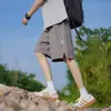 Shorts Casuales de Verano Estilo Cityboy Japonés para Hombre, Sueltos, Versátiles, Funcionales, Ropa de Trabajo, Secado Rápido, Deportivos, Color Sólido, Hasta la Rodilla
