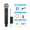Microfone sem fio transfronteiriço um para um, placa de som doméstica, microfone para transmissão ao vivo, especial para exterior, equipamento de áudio para K-song, microfone