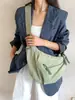 Bolso cruzado para mujer, simple y versátil, casual y para el trabajo, diseño ligero, bolso de hombro de nicho, bolso tipo dumpling