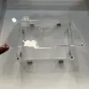 Gabinete de distribución botón de parada de emergencia cubierta protectora transparente interruptor enchufe sellado a prueba de polvo cubierta de bloqueo con cinta magnética fuerte