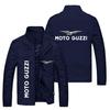 Jaquetas de Cardigan Casuais Esportivas ao Ar Livre com Estampa de Motocicleta para Homens e Mulheres da Primavera e Outono 2024