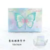 Tarjeta de felicitación de mariposa tridimensional con alto valor estético, estilo Ins, plegable, tarjeta de felicitación, bendición para estudiantes, regalo de cumpleaños para pareja romántica