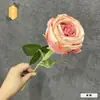 Flor artificial de rosa de concubina imperial de cabeça única rosa artificial flor feita à mão DIY europeia decoração de fundo para casamento casa quarto