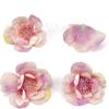 Flores de Camelia Simuladas de 5 cm Manualidades DIY Accesorios para el Cabello Props para Fotografía Tocados Hanfu Decoración de Bodas Hogar Cubierta para Pastel