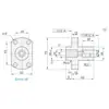 Soporte Base Combinado RBW01-D6 RBW02-D10 RBW06-D25 RBW11-D30 12-13