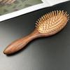 Peine de cojín de aire para bolsa de aire para hombres y mujeres pérdida de cabello masajeador de meridianos de la cabeza peine electrostático peine de madera de ébano cabello rizado