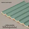 Atacado do Fabricante Ecológico Madeira Ondulada Painel Grade Parede de Fundo Teto Interior Fibra de Madeira de Bambu Arco Interno Painel de Parede de PVC