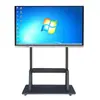 55/65/75/86/98 pulgadas panel plano multimedia inteligente para enseñanza, reuniones, aula inteligente, capacitación todo en uno en stock directo de fábrica