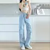 Nuevos Pantalones Cargo Estilo Americano de Paracaídas 2025 para Mujer, Versátiles Pantalones de Exterior para Otoño Primavera y Otoño, Pantalones Deportivos Rectos de Pierna Ancha