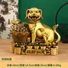 Adornos de Latón para la Riqueza y la Buena Fortuna, Cuenco del Tesoro con Forma de Perro, Figura de Perro del Zodiaco, Artesanías Decorativas para el Hogar y la Oficina