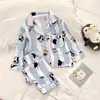 Pijama de Algodón Nube para Niños 2026, Primavera y Otoño, Dibujos Animados para Niñas, Conjunto de Manga Larga y Pantalones Largos, Ropa de Casa para Niños y Niños Mayores
