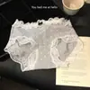 Calcinhas Femininas de Algodão Puro com Renda Francesa Sexy Estilo Japonês Forro de Algodão Puro Calcinhas para Meninas Roupas Íntimas Femininas
