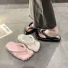 Chanclas de Mujer Estilo Hada de Moda 2026 para Vacaciones en la Playa, Chanclas de Tira para Estudiantes, Sandalias de Perlas para Mujer