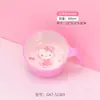 Sanrio Hello Kitty Vajilla Infantil Mesa para Niños Hogar Bol para Comida de Bebé Plato con Compartimentos Impermeable Antiescaldados Forma de Plato Taza de Leche