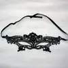 Ventas Directas de Fábrica Máscara de Ojos Sexy de Encaje Negro Reina Tema Fiesta de Baile Máscara Halloween Navidad Maquillaje