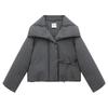 Love and Nancy Treze Linhas Estilo Coreano Inverno 90 Penugem de Pato Branco Gola Grande Estilo Celeiro Jaqueta Puffer Feminina 41054