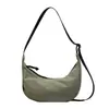 2026 Bolso de Lona Casual Sencillo Gran Capacidad Bolso Dumpling de Moda Bolso Cruzado para Mujer Bolso Cruzado de Lona Tipo Dumpling