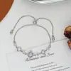 Joyería de Mano Personalizada para Mujer con Baño de Oro Real y Circonita, Pulsera Ajustable Deslizante Geométrica de Cubo de Azúcar con Piedra Ojo de Gato de Alta Gama