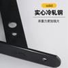 Soporte triangular engrosado para colgar en la pared de apoyo, soporte de placa en capas, soporte de trípode en forma de L en ángulo recto