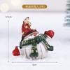 Adornos navideños, muñeco de nieve, pequeños adornos, exhibición de ropa en centros comerciales, decoración creativa, regalos para niños.