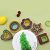 Ventas Directas de Fábrica de Nuevas Formas Geométricas: Recortes de Frutas con Forma de Corazón, Estrella de Cinco Puntas, Redondos y Cuadrados para Decoraciones Realistas de Repostería