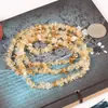 Materiais para Pulseira DIY de Pedras Naturais: Ametista, Água-marinha, Granada, Quartzo Rosa com Furos