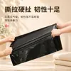Bolsas de Basura Gruesas sin Desgarros con Cordón para Uso Doméstico, Bolsas de Plástico Negras Grandes para Cocina con Cierre Automático, Paquete Económico