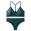 Sujetador deportivo sexy francés de copa triangular para mujer transfronterizo, traje de tanga, espalda de belleza, ropa interior de soporte para yoga y fitness para mujer
