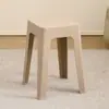 Taburete de Plástico Simple para Uso Doméstico, Engrosado y Apilable, Taburete Alto Minimalista Moderno para Sala de Estar y Mesa de Comedor, Taburete Pequeño de Plástico