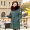 Abrigo de Algodón de Invierno para Madre Estilo Occidental Abrigo Talla Grande Abrigo de Algodón Acolchado para Ropa de Mujer de Mediana Edad y Anciana Abrigo de Algodón Largo de Mediana Edad Noble