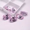 Piedra Suelta de Circonita Rosa Claro, Gema Rosa Claro con Forma de Huevo, Piedra Principal para Joyería de Circonita Cúbica Sintética con Forma Ovalada