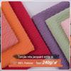 Fornecimento direto da fábrica chinelos de casa confortáveis de algodão para outono e inverno jacquard de torção reta pelúcia de algodão lã de algodão fleece de coral
