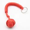 Corda de guarda-chuva bola de aço trançada nó de cobra bola punho de macaco corda de guarda-chuva chaveiro de sobrevivência ao ar livre pingente de bola de corda de guarda-chuva