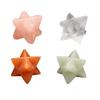 Colgante de Estrella Merkaba de Cristal Jade Piedra Octagonal Semipreciosa Accesorios Comercio Exterior Mayorista Cristal Blanco Modelo Más Vendido