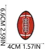 Parches Bordados de Rugby Estilo Deportivo con 26 Letras Inglesas, Parches de Tela Decorativos para Ropa, Sellos de Equipo, Piezas Bordadas